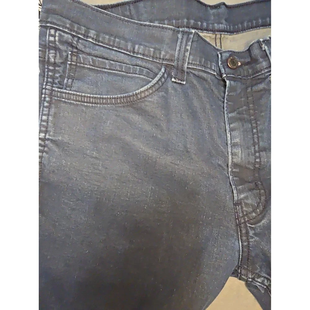 Levis 511 Slim Fit Jeans Mens 36x32 Dark Indigo Blue Stretch Denim Pants 36 x 30